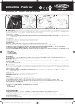 Jamara Push Car Instructions preview