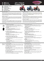 Preview for 1 page of Jamara Ride on Motorrad Power Bike Instructions Manual