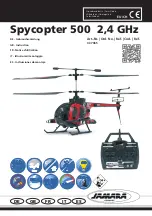 Предварительный просмотр 1 страницы Jamara Spycopter 500 Instruction