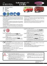 Jamara Volkswagen T1 2,4 GHz Instruction preview