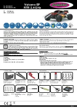 Preview for 1 page of Jamara Vulcano EP RTR 2,4 GHz Instruction