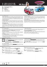 Предварительный просмотр 1 страницы Jamara VW Bus 460234 Instruction