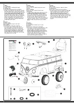 Предварительный просмотр 2 страницы Jamara VW Bus 460234 Instruction