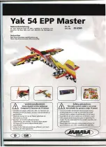 Предварительный просмотр 1 страницы Jamara Yak 54 EPP Master Instruction