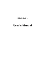 Предварительный просмотр 2 страницы Jameco Electronics HDMI Switch User Manual