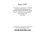 Preview for 2 page of JAMES MCCABE Baja GMT Instruction Manual