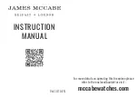 JAMES MCCABE BELFAST Instruction Manual preview