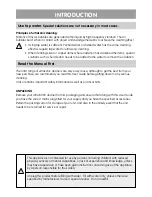 Preview for 3 page of James Ultra 8020 User Manual