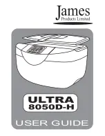 Preview for 1 page of James Ultra 8050D-H User Manual