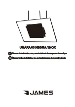 James UMARA 60 NEGRA/INOX Manual For The Installation, Use And Maintenance preview