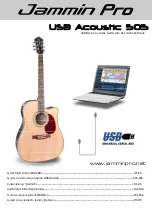 Jammin Pro usb acoustic 505 Quick Start Manual preview