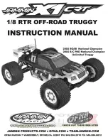 Jammin X1 CRT 2005 ROAR National Champion Instruction Manual preview