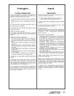 Предварительный просмотр 17 страницы JAMO A 30 CEN User Manual