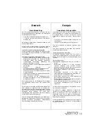Preview for 11 page of JAMO E 500 Instructions Manual