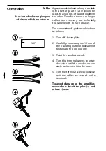 Preview for 10 page of JAMO E 800 Manual