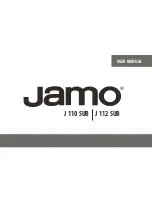 Preview for 1 page of JAMO J 110 SUB User Manual