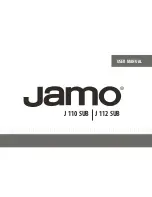 JAMO J 110 SUB User Manual предпросмотр