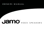 JAMO JR-4 Owner'S Manual preview