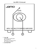 Preview for 5 page of JAMO MPA-101 User Manual