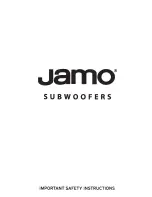 Предварительный просмотр 8 страницы JAMO S 808 SUB User Manual