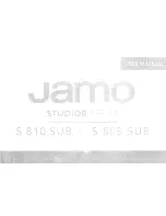 JAMO S 810 SUB User Manual preview