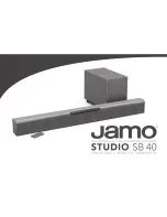 Предварительный просмотр 1 страницы JAMO Studio SB40 User Manual