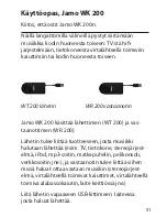 Предварительный просмотр 51 страницы JAMO WK 200 User Manual