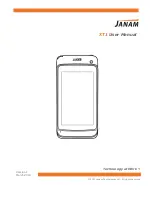 Janam XT1 User Manual предпросмотр