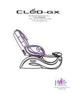 Предварительный просмотр 1 страницы j&a Cleo-gx User Manual