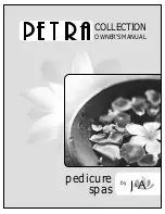 Preview for 1 page of j&a Petra Collection Owner'S Manual