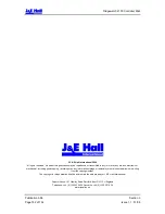 Предварительный просмотр 152 страницы J&E Hall Fridgewatch 2100 Installation, Operating And Maintenance Manual