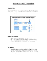 Preview for 20 page of Jandel RM3000 Instructions Manual