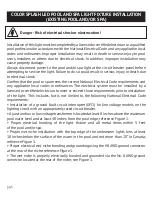 Preview for 6 page of J&J Electronics Color Splash Installation And Operation Manual