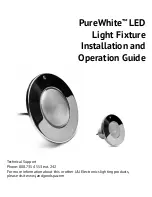 Preview for 1 page of J&J Electronics PureWhite Installation And Operation Manual