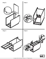 Предварительный просмотр 5 страницы J&K Waste Bin Base Cabinet BWBK15-1 Assembly Instruction Manual