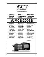 Preview for 1 page of J&M Corporation JMCB-2003B Owner'S Manual