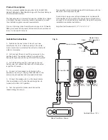 Preview for 2 page of J&M Corporation Performance Series Installation And Operation Instructions