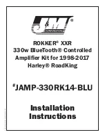 J&M Corporation ROKKER XXR Installation Instructions Manual preview