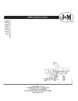 Preview for 1 page of J&M 1012 Operator'S Manual