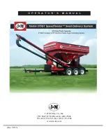 J&M 375ST Speed Tender Operator'S Manual предпросмотр