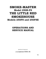 Предварительный просмотр 5 страницы J&R MANUFACTURING SMOKE-MASTER Operation And Service Manual