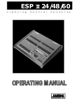 Jands ESP II 24 Operating Manual предпросмотр