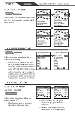 Preview for 18 page of Jandy Pro Series AquaLink RS OneTouch Control Systems Owner'S Manual