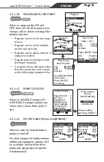 Preview for 19 page of Jandy Pro Series AquaLink RS OneTouch Control Systems Owner'S Manual