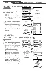 Preview for 30 page of Jandy Pro Series AquaLink RS OneTouch Control Systems Owner'S Manual