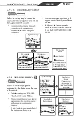 Preview for 37 page of Jandy Pro Series AquaLink RS OneTouch Control Systems Owner'S Manual