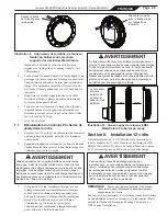 Preview for 29 page of Jandy Pro Series CPLVRGBWS30 Installation And Operation Manual