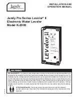 Preview for 1 page of Jandy Pro Series Levolor II Installation And Operation Manual