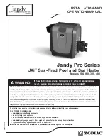Jandy 200 Installation And Operation Manual preview