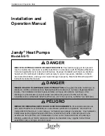 Preview for 1 page of Jandy AE-Ti Installation And Operation Manual